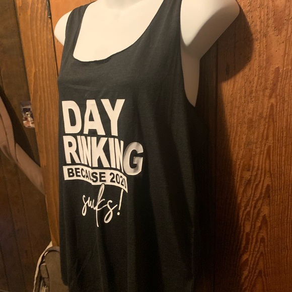 NWT “Day Drinking Because 2020 Sucks” Tank. - Picture 6 of 14